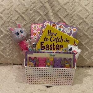 Deluxe Bunny Themed Easter Gift Basket